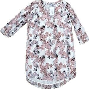 NWT Katherine Barclay Montreal Women's Floral Tunic Dress